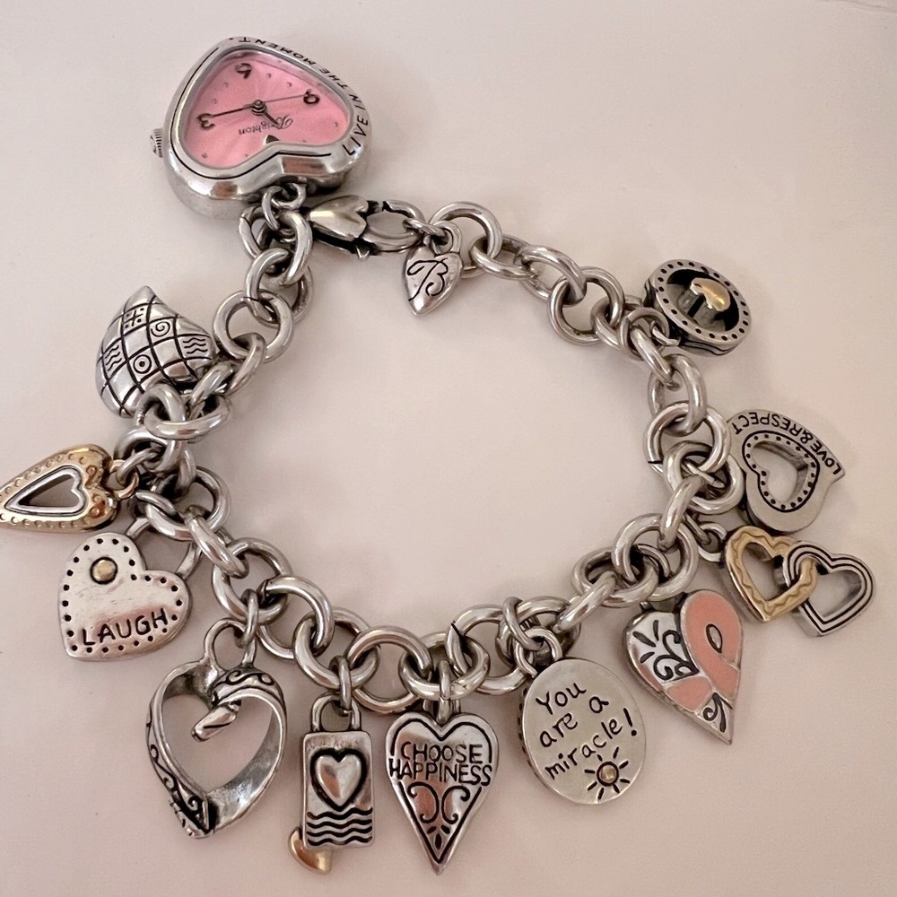 Brighton breast cancer Power of the Pink watch bracelet.